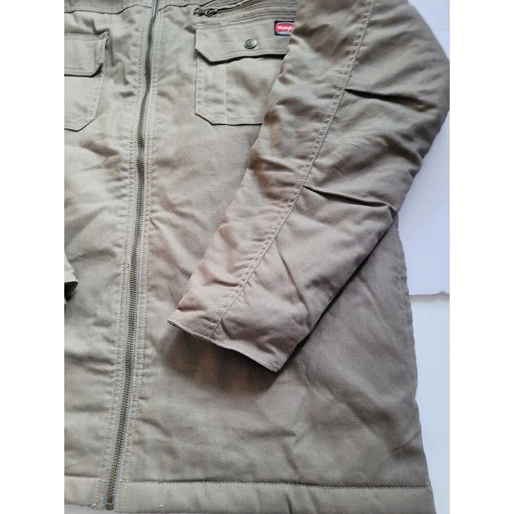 Wrangler Green/Grey Hooded Jacket – Size XL